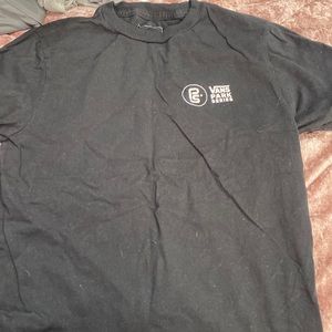 Black vans tee